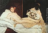 Eduard Manet Famous Paintings - Olympia